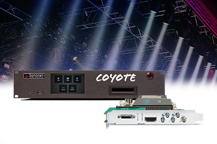 Sonoran Video Systems Announces Support for 12G‑SDI Playback with AJA KONA 5 on Coyote S12G Playback Servers